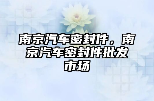 南京汽車密封件，南京汽車密封件批發(fā)市場