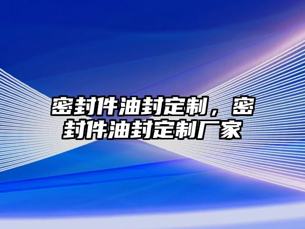 密封件油封定制，密封件油封定制廠家