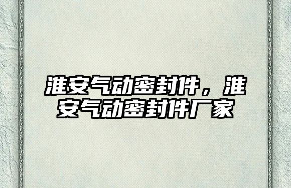 淮安氣動密封件，淮安氣動密封件廠家