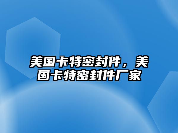 美國(guó)卡特密封件，美國(guó)卡特密封件廠家