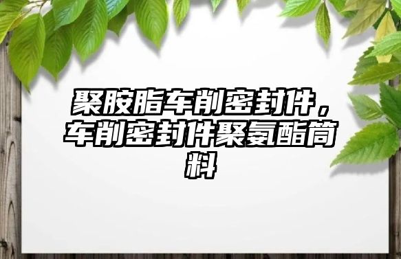 聚胺脂車削密封件，車削密封件聚氨酯筒料